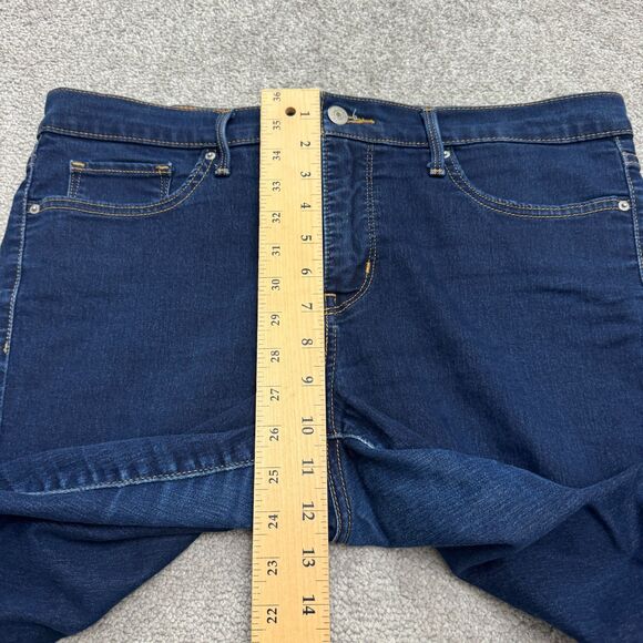 Levi's 311 Shaping Skinny Denim Jeans Women 32x30 Blue Dark Wash Mid Rise Casual - Picture 9 of 16